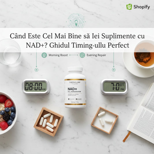 Când Este Cel Mai Bine să Iei Suplimente cu NAD+? Ghidul Timing-ului Perfect