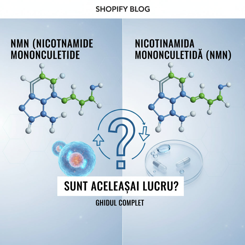 NMN și Nicotinamida Mononucleotidă Sunt Același Lucru? Ghidul Complet