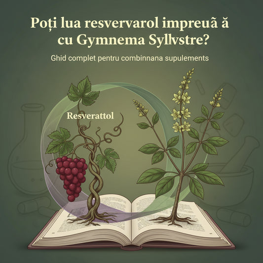 Poți lua resveratrol împreună cu Gymnema Sylvestre? Ghid complet pentru combinarea suplimentelor
