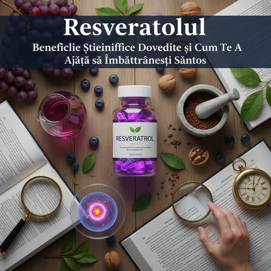 Resveratrolul: Beneficiile Științifice Dovedite și Cum Te Ajută să Îmbătrânești Sănătos
