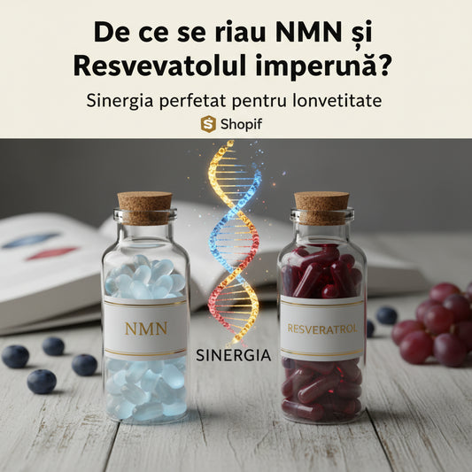 De ce se iau NMN și Resveratrolul împreună? Sinergia perfectă pentru longevitate