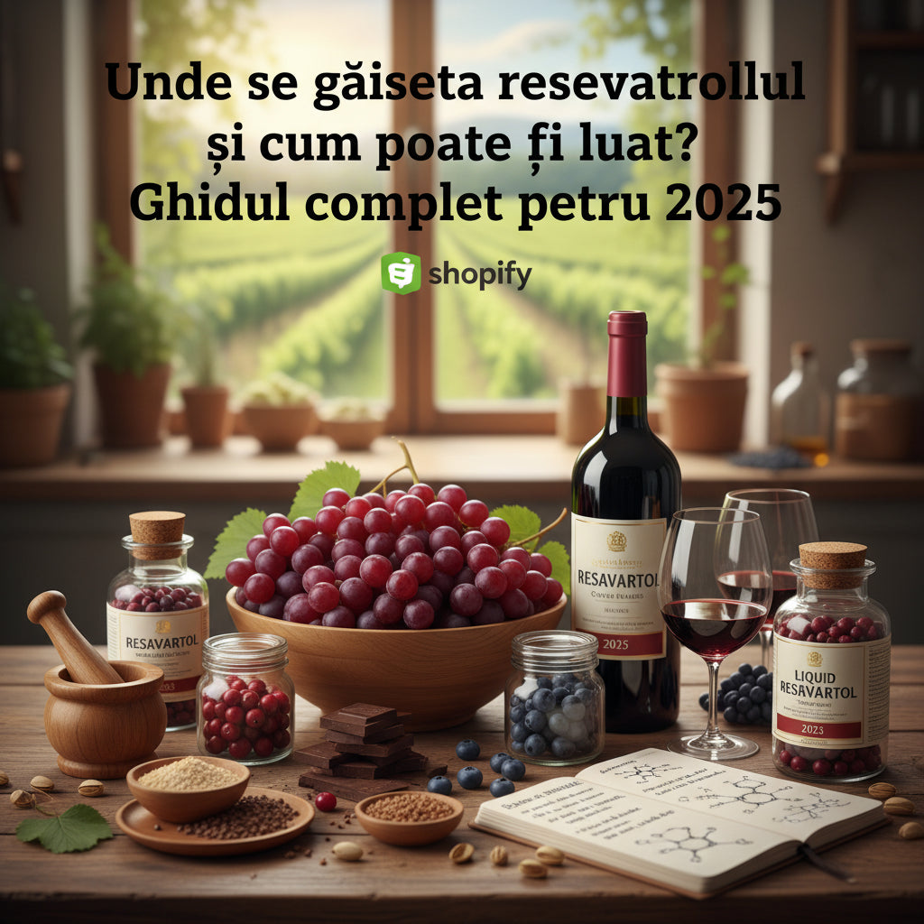 Unde se găsește resveratrolul și cum poate fi luat? Ghidul complet pentru 2025