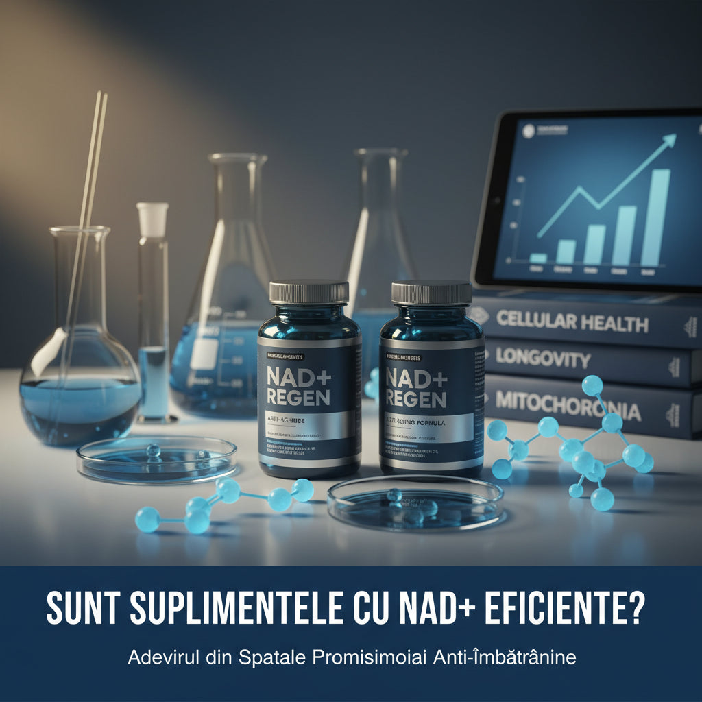 Sunt Suplimentele cu NAD+ Eficiente? Adevărul din Spatele Promisiunilor Anti-Aging