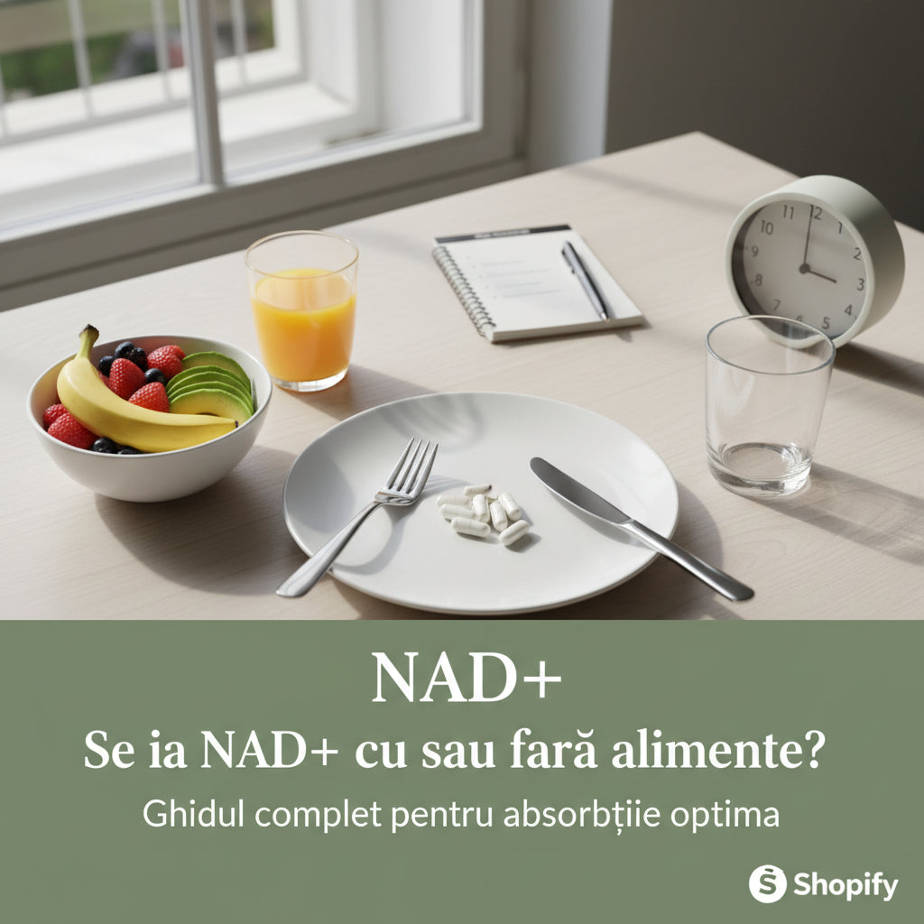 Se ia NAD+ cu sau fără alimente? Ghidul complet pentru absorbție optimă