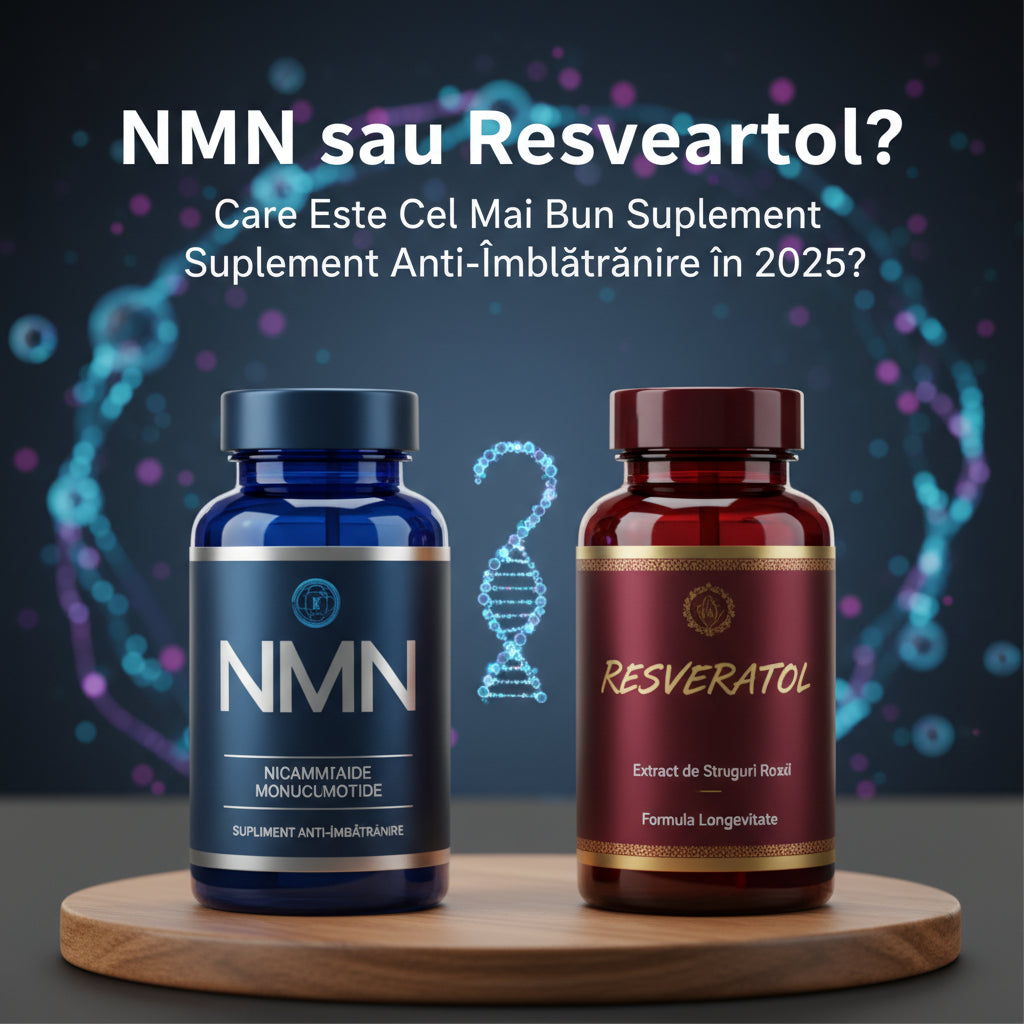 NMN sau Resveratrol: Care Este Cel Mai Bun Supliment Anti-Aging în 2025?