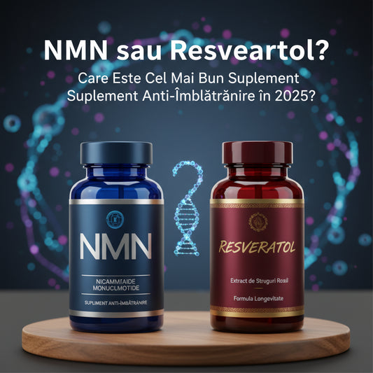 NMN sau Resveratrol: Care Este Cel Mai Bun Supliment Anti-Aging în 2025?