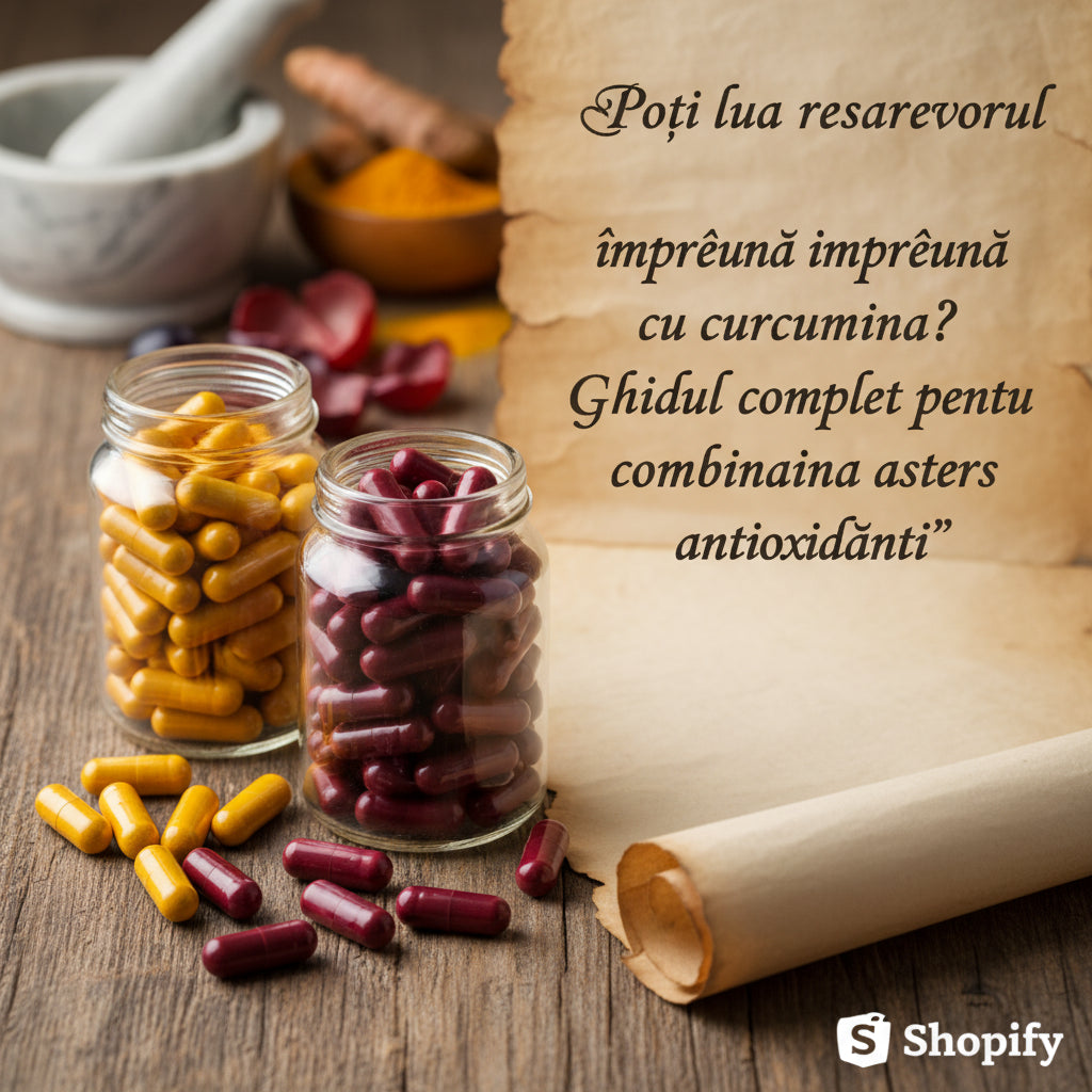 Poți lua resveratrol împreună cu curcumina? Ghidul complet pentru combinarea acestor antioxidanți