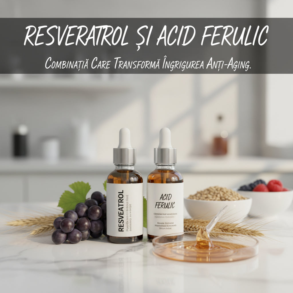 Resveratrol și Acid Ferulic: Combinația Care Transformă Îngrijirea Anti-Aging