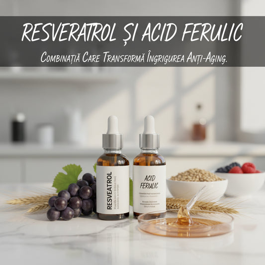Resveratrol și Acid Ferulic: Combinația Care Transformă Îngrijirea Anti-Aging