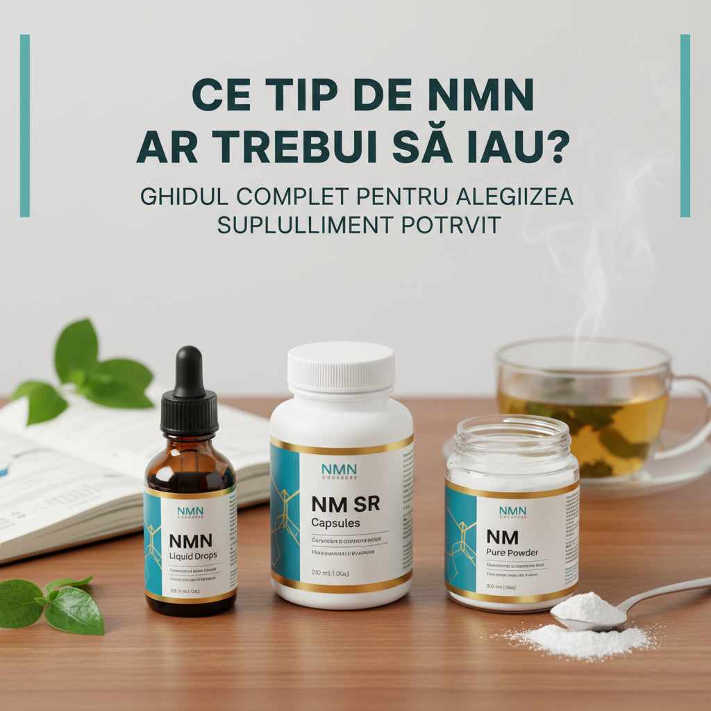 Ce Tip de NMN Ar Trebui Să Iau? Ghidul Complet pentru Alegerea Suplimentului Potrivit
