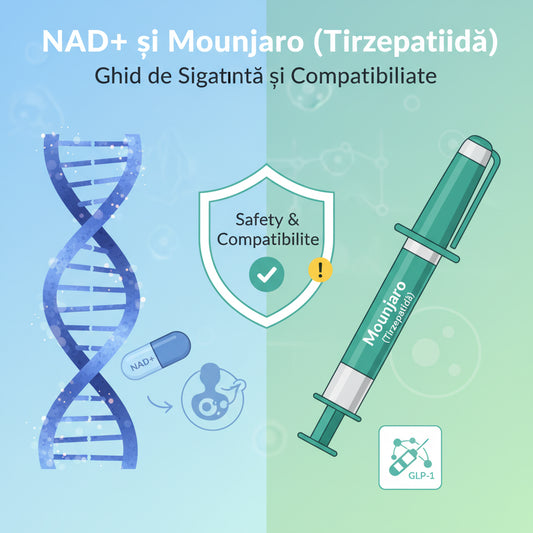 NAD+ și Mounjaro (Tirzepatidă): Ghid de Siguranță și Compatibilitate