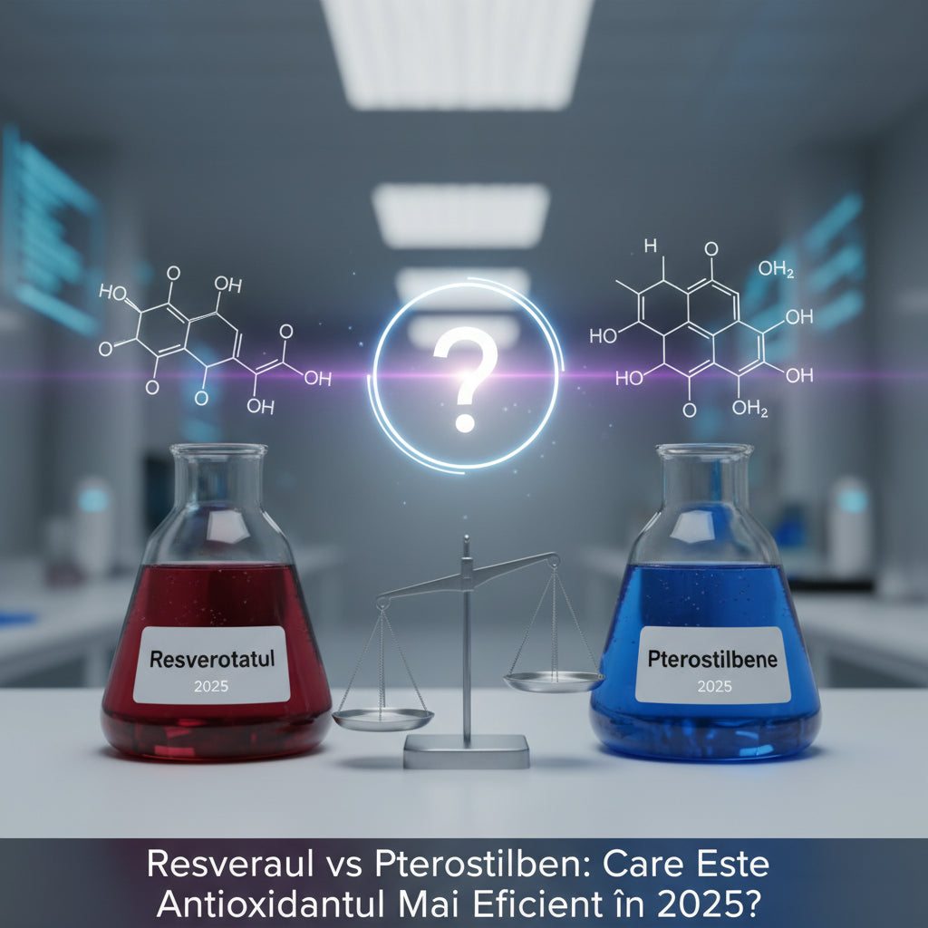 Resveratrol vs Pterostilben: Care Este Antioxidantul Mai Eficient în 2025?