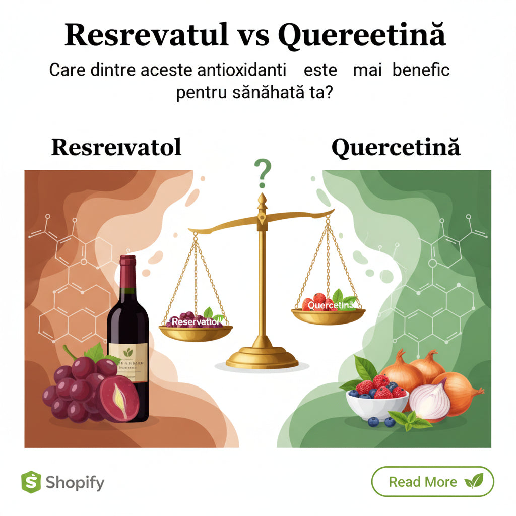 Resveratrol vs Quercetină: Care dintre aceste antioxidanți este mai benefic pentru sănătatea ta?