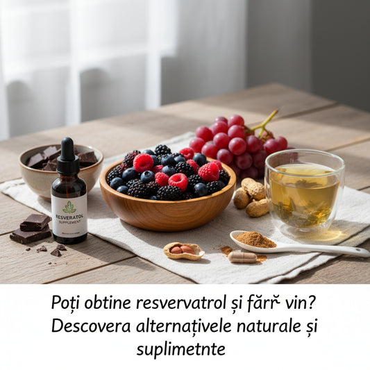 Poți obține resveratrol și fără vin? Descoperă alternativele naturale și suplimentele
