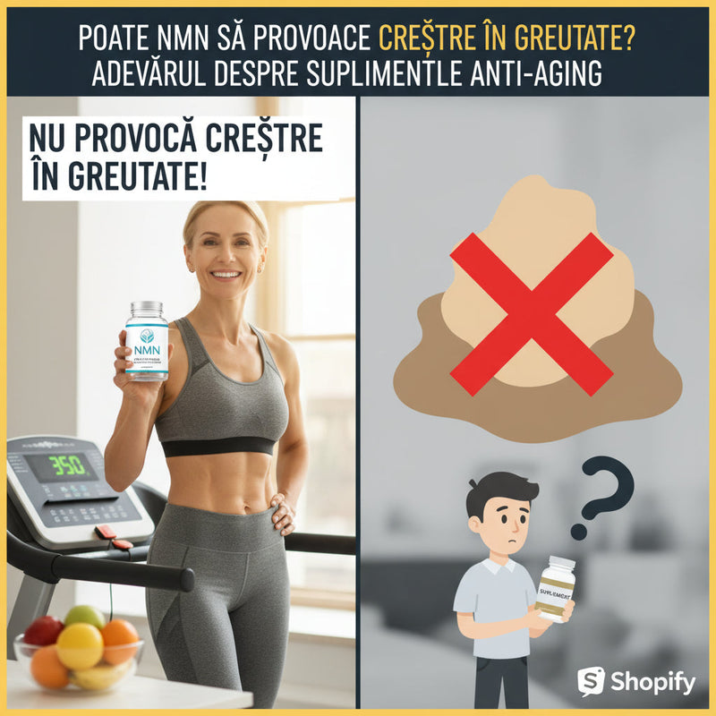 Poate NMN să Provoace Creștere în Greutate? Adevărul despre Suplimentele Anti-Aging