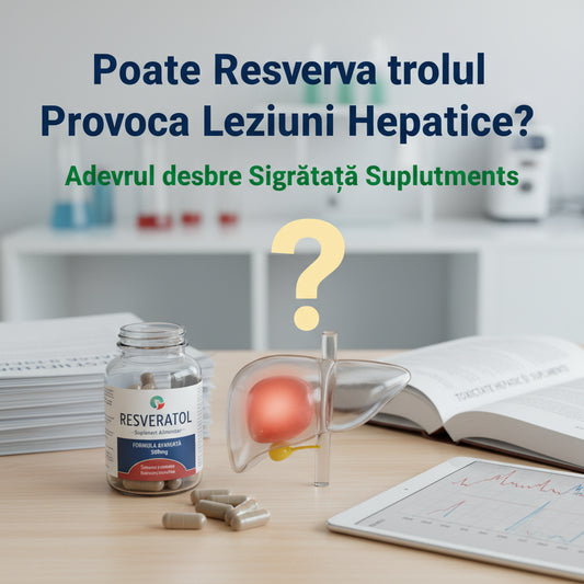 Poate Resveratrolul Provoca Leziuni Hepatice? Adevărul despre Siguranța Suplimentelor