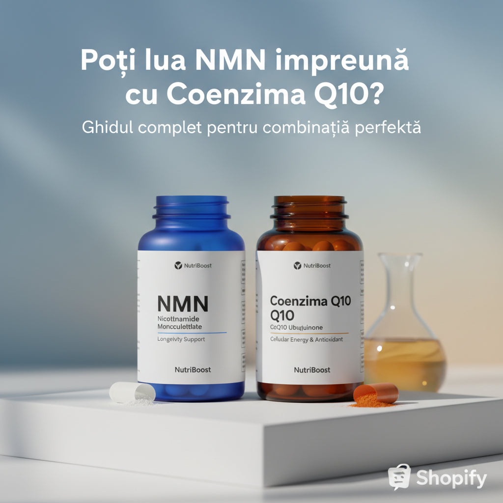 Poți lua NMN împreună cu Coenzima Q10? Ghidul complet pentru combinația perfectă
