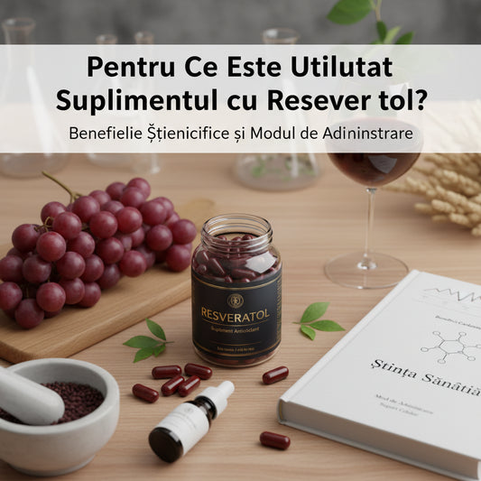 Pentru Ce Este Utilizat Suplimentul cu Resveratrol? Beneficiile Științifice și Modul de Administrare