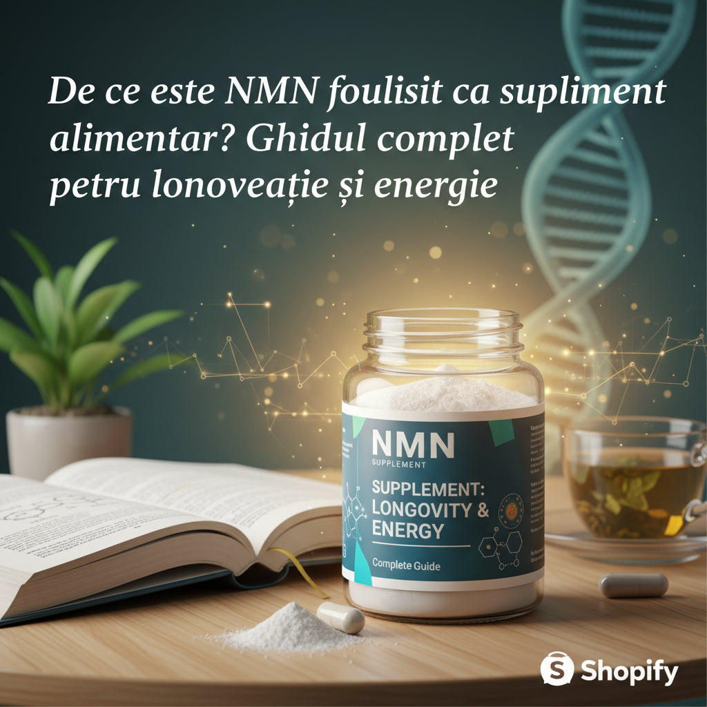 De ce este NMN folosit ca supliment alimentar? Ghidul complet pentru longevitate și energie
