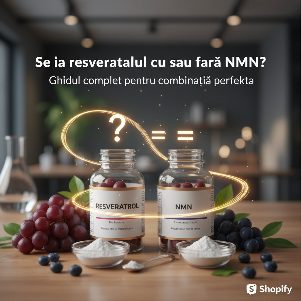 Se ia resveratrolul cu sau fără NMN? Ghidul complet pentru combinația perfectă