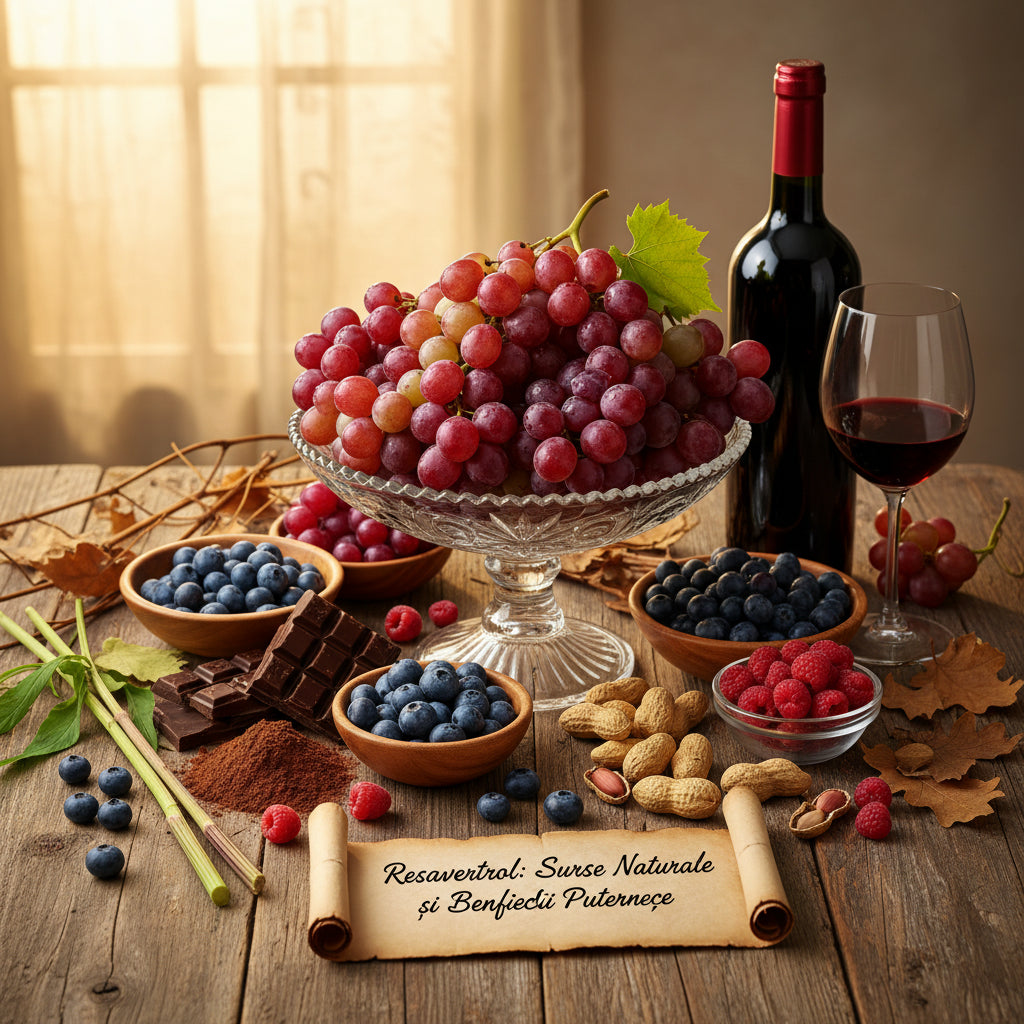 În ce se găsește resveratrolul? Topul surselor naturale și beneficiile acestui antioxidant puternic