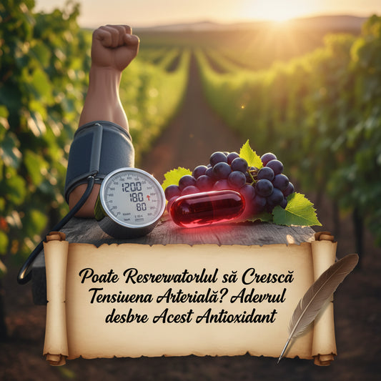 Poate Resveratrolul să Crească Tensiunea Arterială? Adevărul despre Acest Antioxidant