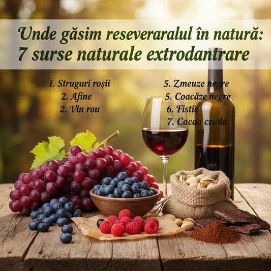 Unde găsim resveratrolul în natură: 7 surse naturale extraordinare