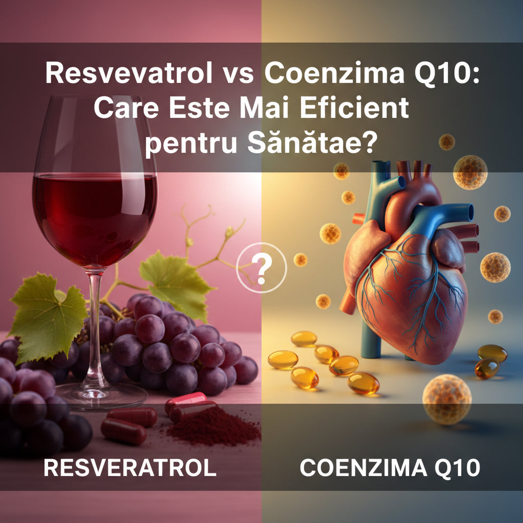Resveratrol vs Coenzima Q10: Care Este Mai Eficient pentru Sănătate?