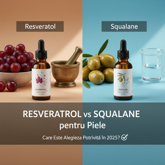 Resveratrol vs Squalane pentru Piele: Care Este Alegerea Potrivită în 2025?
