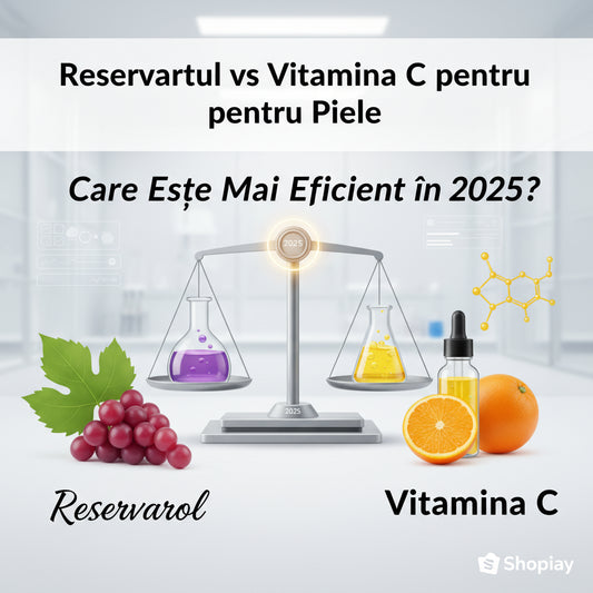 Resveratrol vs Vitamina C pentru Piele: Care Este Mai Eficient în 2025?