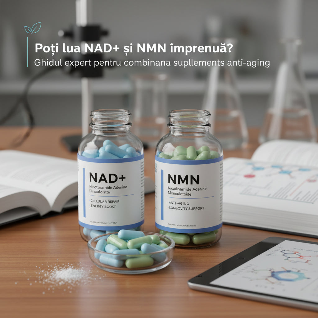 Poți lua NAD+ și NMN împreună? Ghidul expert pentru combinarea suplimentelor anti-aging