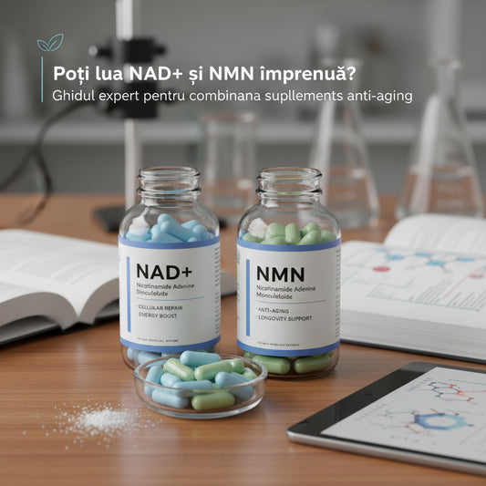 Poți lua NAD+ și NMN împreună? Ghidul expert pentru combinarea suplimentelor anti-aging