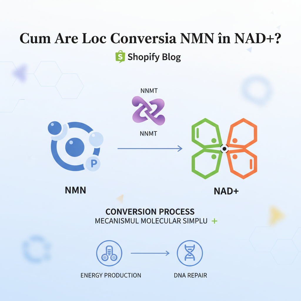 Cum Are Loc Conversia NMN în NAD+? Mecanismul Molecular Explicat Simplu