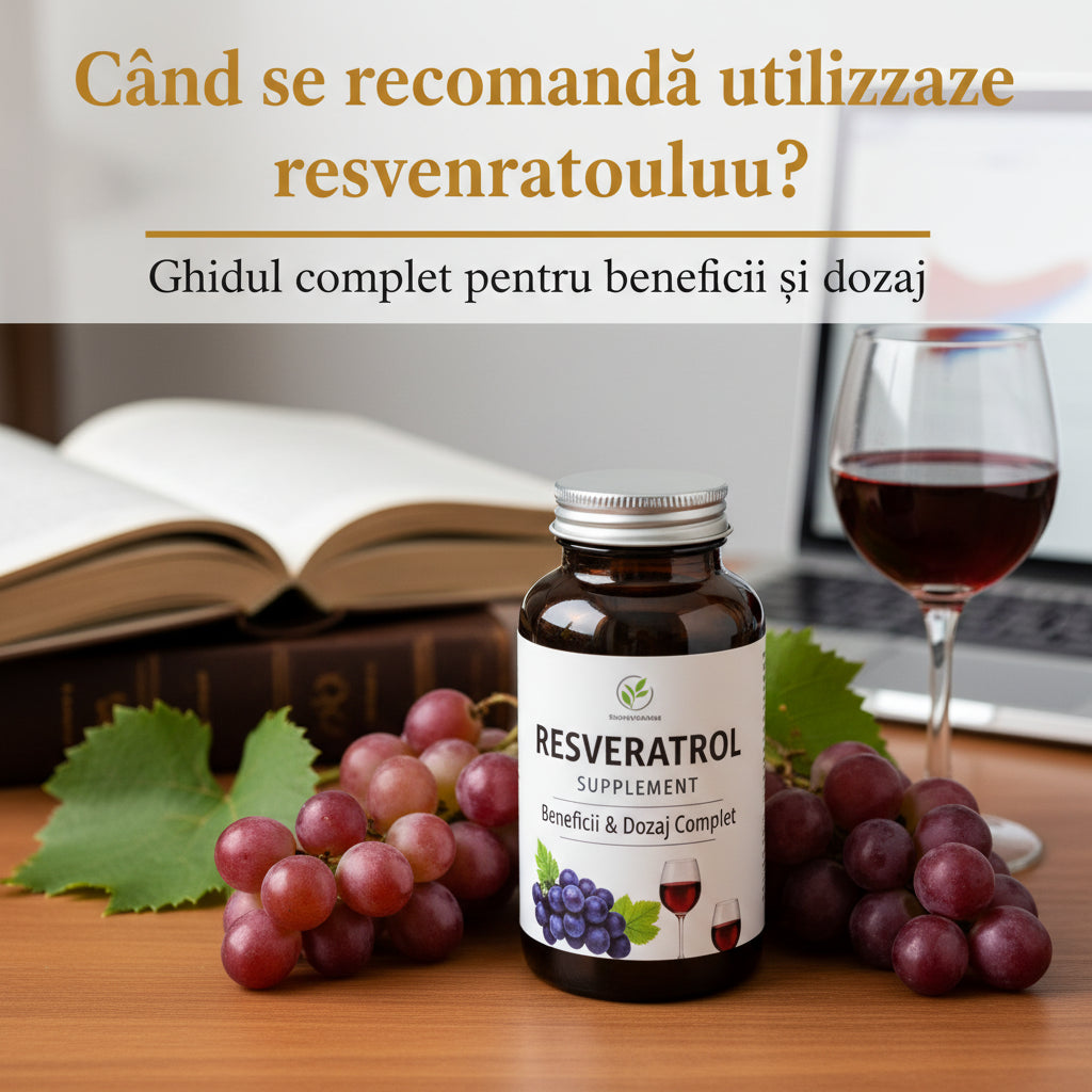 Când se recomandă utilizarea resveratrolului? Ghidul complet pentru beneficii și dozaj