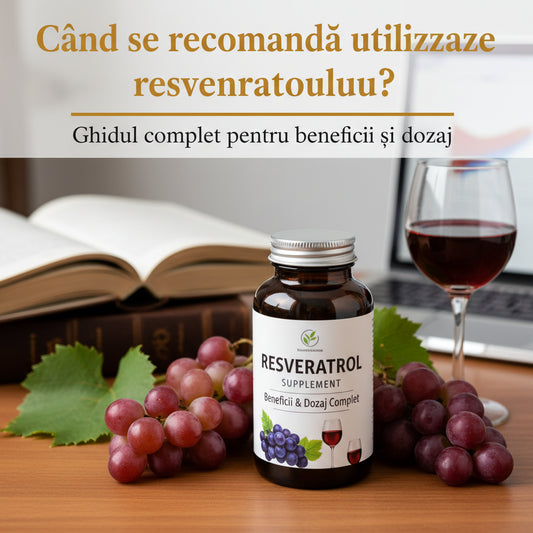Când se recomandă utilizarea resveratrolului? Ghidul complet pentru beneficii și dozaj