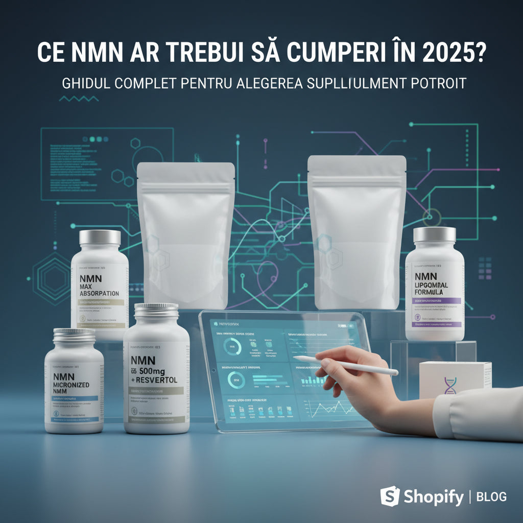 Ce NMN ar trebui să cumperi în 2025? Ghidul complet pentru alegerea suplimentului potrivit