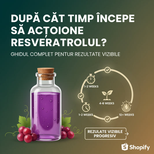 După cât timp începe să acționeze resveratrolul? Ghidul complet pentru rezultate vizibile