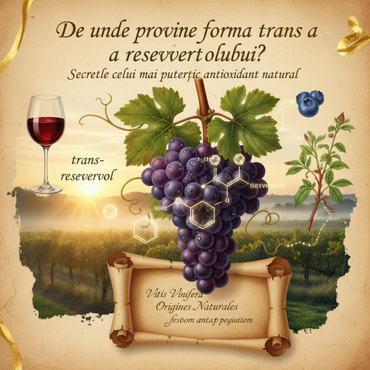 De unde provine forma trans a resveratrolului? Secretele celui mai puternic antioxidant natural