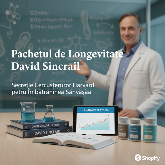 Pachetul de Longevitate David Sinclair: Secretele Cercetătorului Harvard pentru Îmbătrânirea Sănătoasă