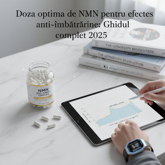 Doza optimă de NMN pentru efecte anti-îmbătrânire: Ghidul complet 2025