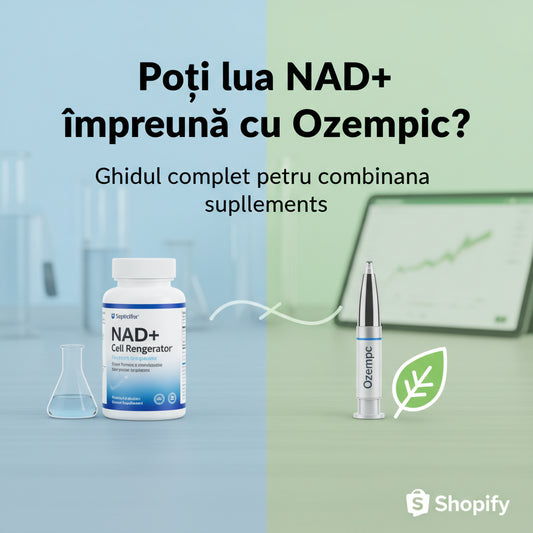 Poți lua NAD+ împreună cu Ozempic? Ghidul complet pentru combinarea suplimentelor