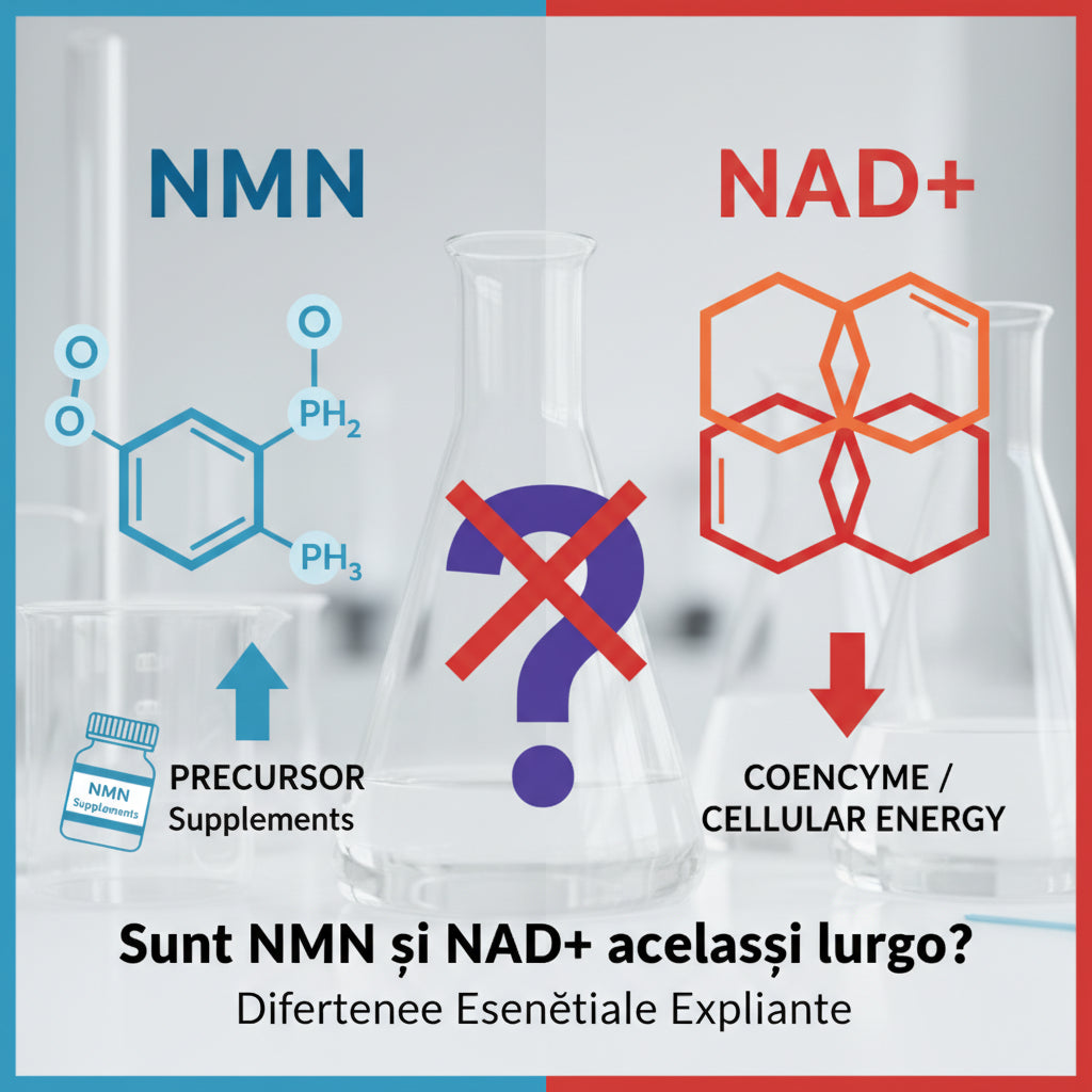 Sunt NMN și NAD același lucru? Diferențele esențiale explicate