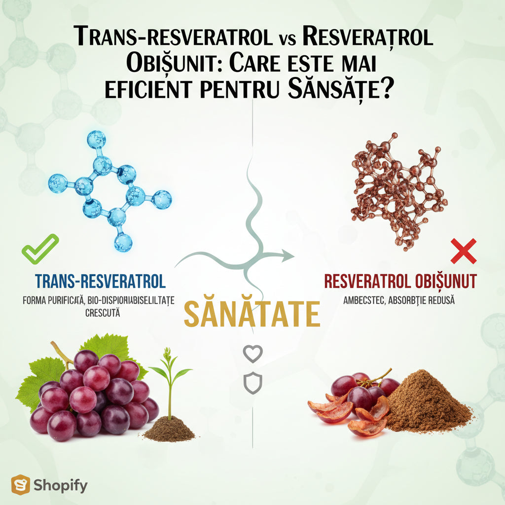 Trans-Resveratrol vs Resveratrol Obișnuit: Care Este Mai Eficient pentru Sănătate?