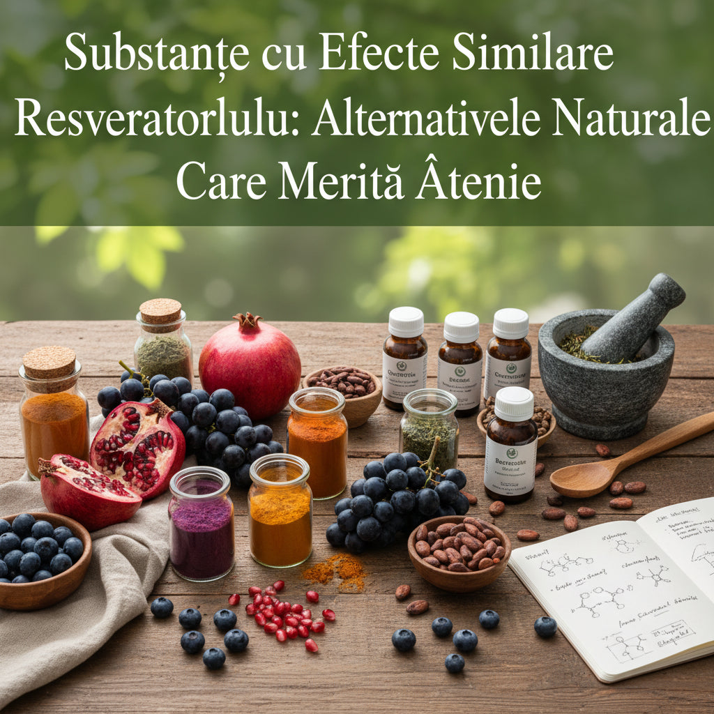 Substanțe cu Efecte Similare Resveratrolului: Alternativele Naturale Care Merită Atenție
