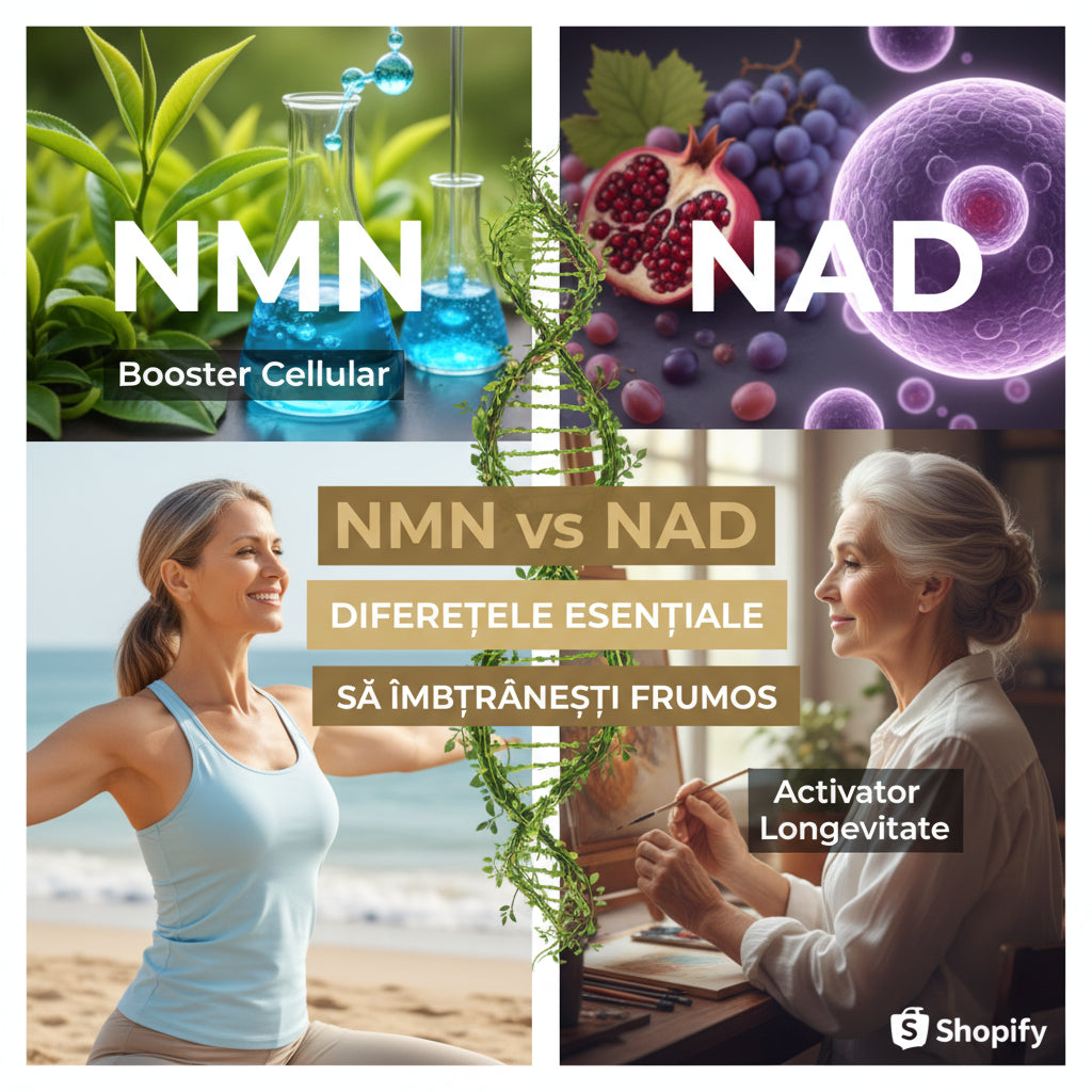 NMN vs NAD: Diferențele Esențiale și Care Dintre Ele Te Poate Ajuta Să Îmbătrânești Frumos