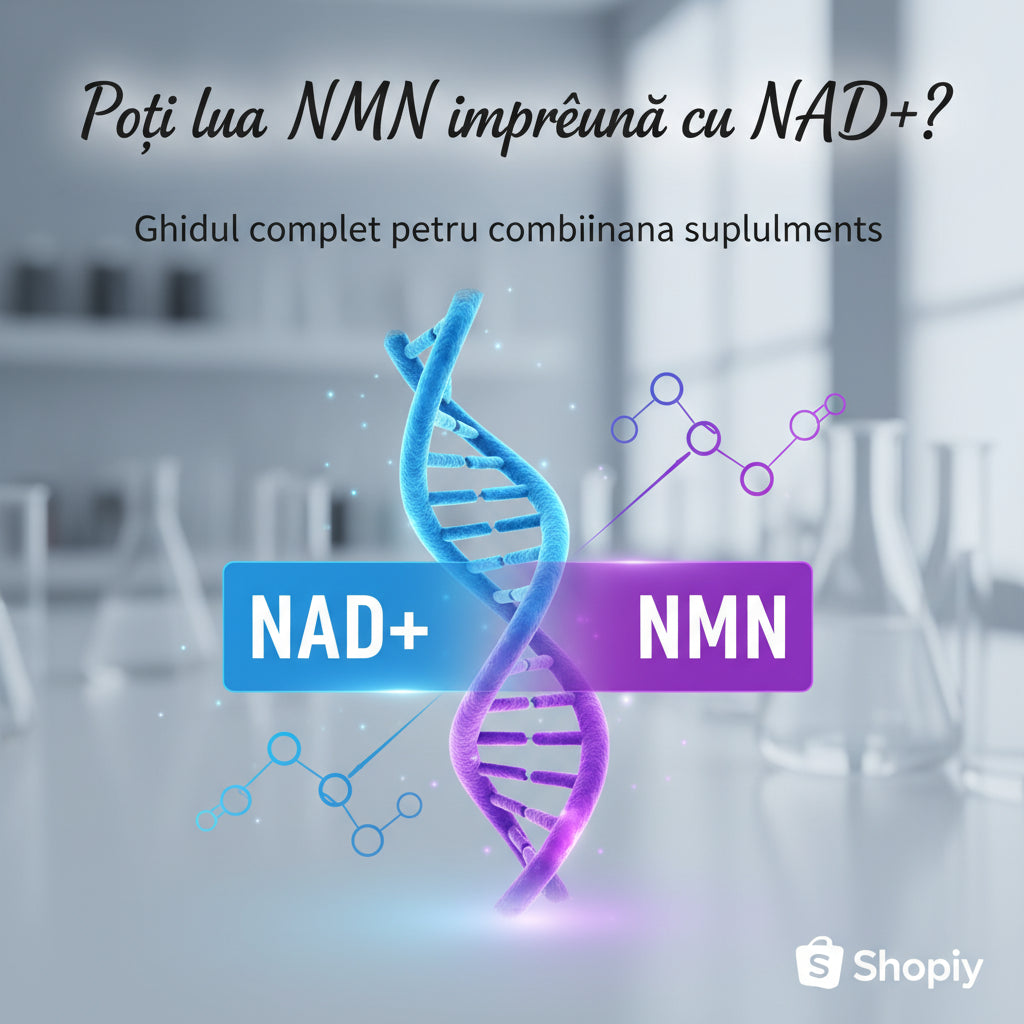 Poți lua NMN împreună cu NAD+? Ghidul complet pentru combinarea suplimentelor