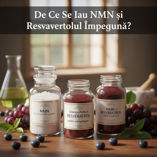 De Ce Se Iau NMN și Resveratrolul Împreună? Sinergia Perfectă pentru Longevitate