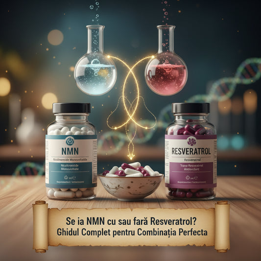 Se ia NMN cu sau fără Resveratrol? Ghidul Complet pentru Combinația Perfectă