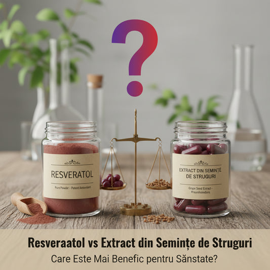 Resveratrol vs Extract din Semințe de Struguri: Care Este Mai Benefic pentru Sănătate?