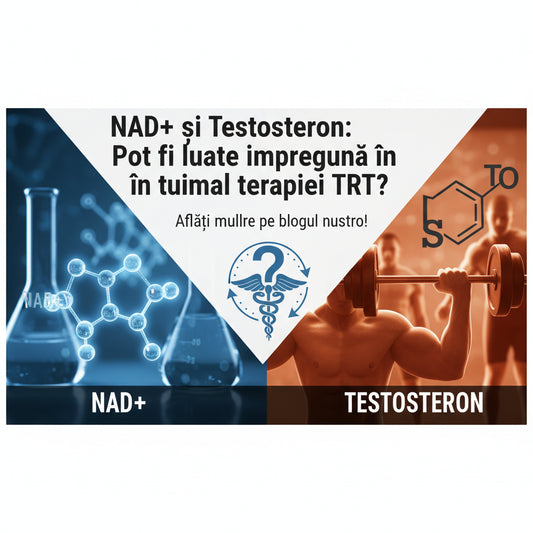 NAD+ și Testosteron: Pot fi luate împreună în timpul terapiei TRT?